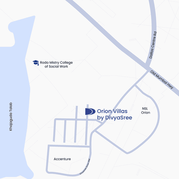 Orion Villas Map
